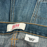 501 Levis Jeans - 34W 30L Blue Cotton
