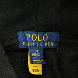 Age 10-12 Polo Bear Polo By Ralph Lauren Hoodie - Medium Black Cotton
