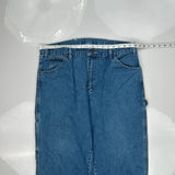 Dickies Carpenter Pants - 36W 30L Blue Cotton