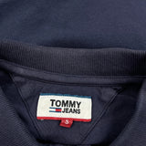 Tommy Jeans Polo Shirt - Small Navy Cotton
