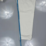 Wrangler Double Knee Carpenter Trousers - 32W 29L White Cotton