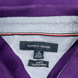 Tommy Hilfiger Slim Fit Polo Shirt - XL Purple Cotton