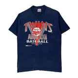 Minnesota Twins Trench Single Stitch T-Shirt - XL Navy Cotton