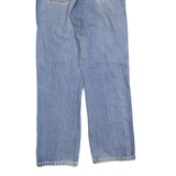 DICKIES Mens Jeans Blue Regular Straight Denim Medium W29 L30 Painted Design