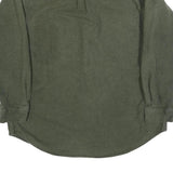 FIELD & STREAM Mens Green Cotton Blend Shirt L Button Front Casual Outdoor