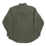 FIELD & STREAM Mens Green Cotton Blend Shirt L Button Front Casual Outdoor