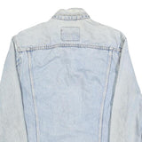 LEVI'S Mens Blue Denim Button Jacket S Cotton Classic Fit Chest Pocket