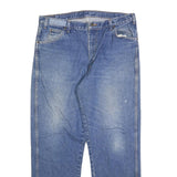 DICKIES Mens Jeans Blue Regular Straight Denim Medium W38 L32 Classic Fit