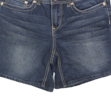 7 FOR ALL MANKIND Womens Denim Blue Shorts S W28 Casual Cotton Summer