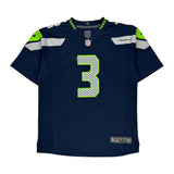 Seattle Seahawks Nike Nfl Football Jersey - Large Navy Polyester