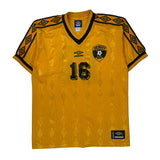 Weymouth Soccer Club Umbro Football Shirt - Medium Yellow Polyester