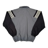 Adidas Track Jacket - Small Grey Polyester