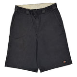 Dickies Chino Shorts - 32W 11L Black Cotton Blend