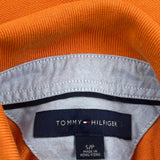 Tommy Hilfiger Polo Shirt - Small Orange Cotton