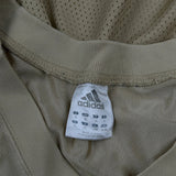 Fleur-De-Lis Design Adidas Football Football Jersey - XL Beige Polyester