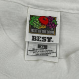 Bingo Fruit Of The Loom T-Shirt - XL White Cotton Blend