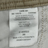 Lee Cargo Shorts - 36W 11L Beige Cotton