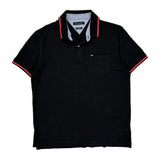 Tommy Hilfiger Polo Shirt - Large Black Cotton