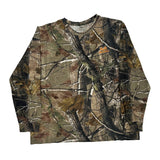 Realtree Camo Long Sleeve T-Shirt - 2XL Camo Cotton Blend