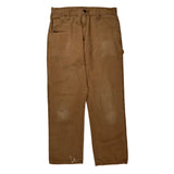Unbranded Carpenter Trousers - 34W 30L Brown Cotton