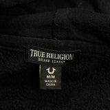 World Tour True Religion Graphic Hoodie - Medium Black Cotton