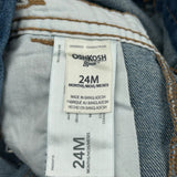 Age 24 Months Oshkosh Overalls - 3XS Blue Denim