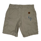 Carhartt Carpenter Shorts - 32W 10L Beige Cotton