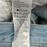 501 Levis Jeans - 30W UK 10 Light Wash Cotton