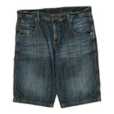 Unbranded Denim Shorts - 34W 11L Blue Denim