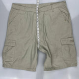 Wrangler Cargo Shorts - 38W 10L Beige Cotton
