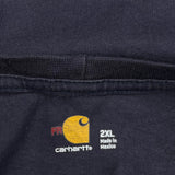 Carhartt Fr Long Sleeve T-Shirt - 2XL Blue Cotton
