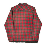 Oakley Checked Shirt Jacket - XL Red Cotton