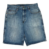Tommy Hilfiger Denim Shorts - 34W 11L Blue Denim