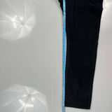 Levis Slim Cord Pants - 36″ Waist Black Cotton Blend