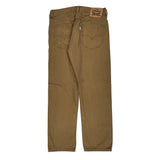 Levis Trousers - 32W 30L Brown Cotton