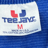 St. Thomas U.S. Virgin Islands Tee Jays Graphic T-Shirt - Medium Blue Cotton Blend