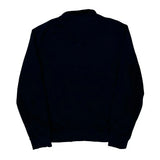 Polo By Ralph Lauren 1/4 Zip - Large Navy Cotton