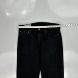 Levis Jeans - 30W 29L Black Cotton