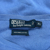 Polo By Ralph Lauren Sweater - XL Blue Cotton