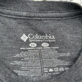Columbia Fishing Graphic T-Shirt - 2XL Grey Cotton