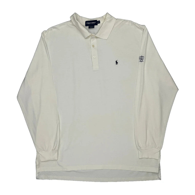 Polo By Ralph Lauren Polo Shirt - 2XL White Cotton