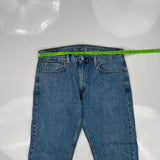 505 Levis Jeans - 38W 32L Blue Cotton