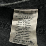 Carhartt Double Knee Carpenter Pants - 30W 32L Black Cotton