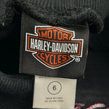 Age 6 Harley Davidson Pants - XS Black Cotton