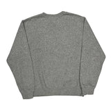 Nike College Sweatshirt - Small Gray Cotton