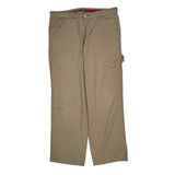 Illegal Cargo Trousers - 38W 31L Beige Cotton