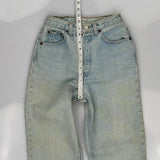 501 Levis Jeans - 28W UK 8 Light Wash Cotton