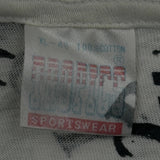 New York Tropics Single Stitch T-Shirt - XL White Cotton
