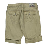 True Religion Chino Shorts - 25W UK 6 Beige Cotton