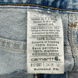 Carhartt Jeans - 34W 32L Blue Cotton